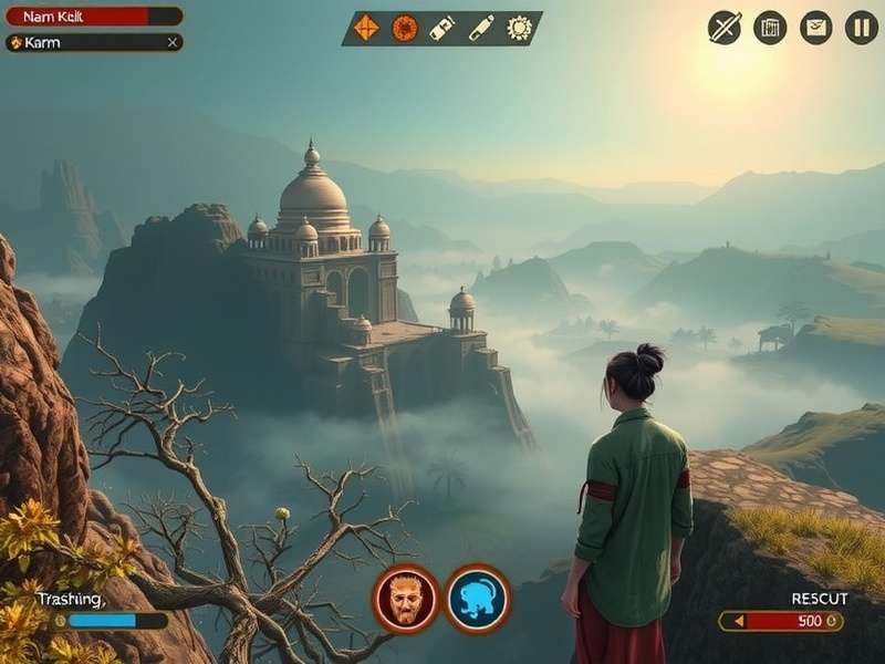 Holy Ascent Expedition resource management and trading interface